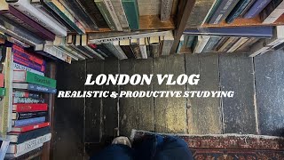 LONDON STUDY VLOG📄: productive days, exam week, essays, cafe studies, photo booths etc