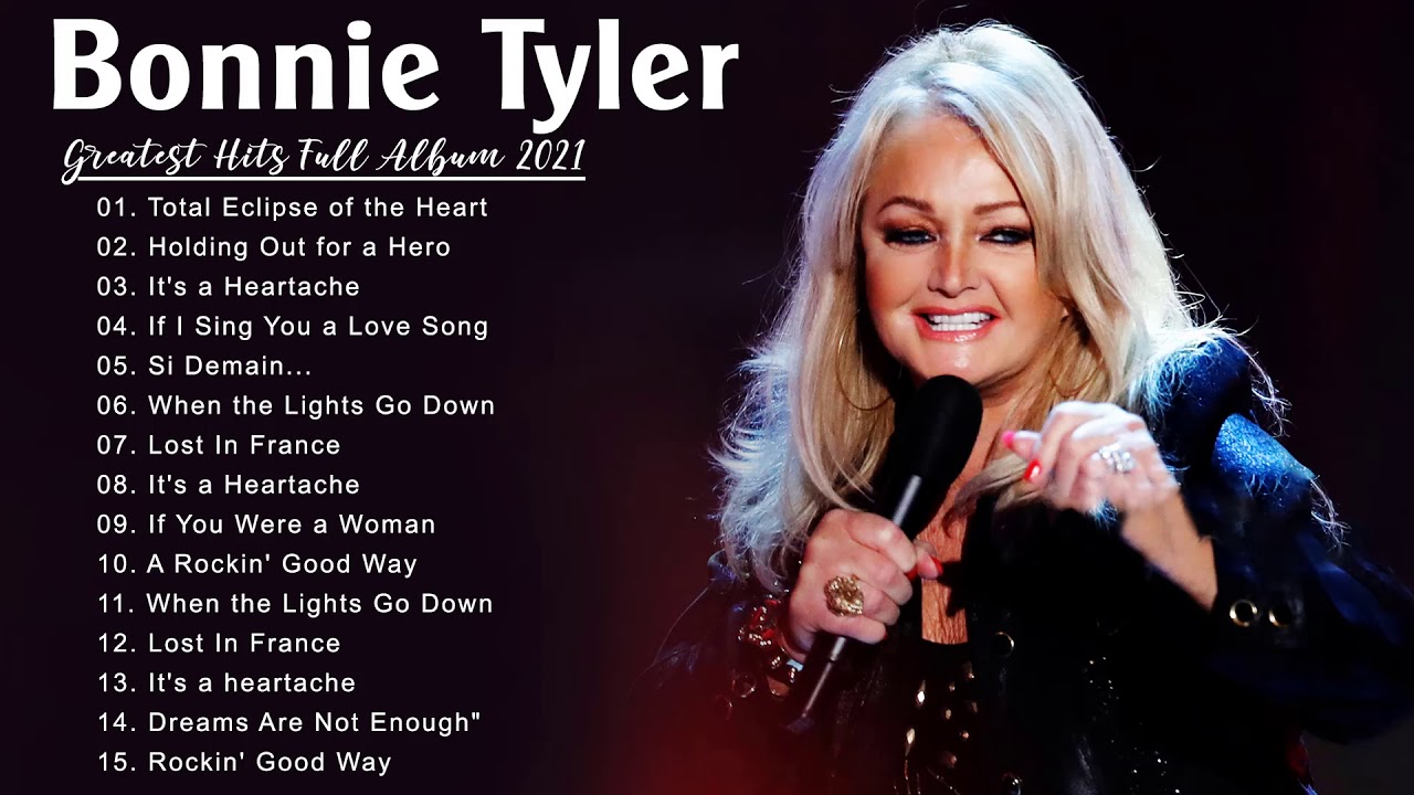 Bonnie Tyler Greatest Hits Playlist Full Album 2021 - Bonnie Tyler Best Songs Of All Time