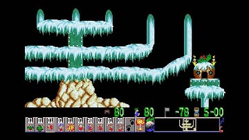 Holiday Lemmings 94 in Neo Lemmix - Part 2 - Hail levels 1-7