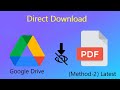 Download Read-Only PDF Files from Google Drive (Method 2)