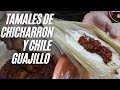 Tamales de Chicharrón y Chile Guajillo