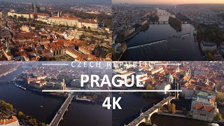 Prague Czech Republic 4K UHD Drone