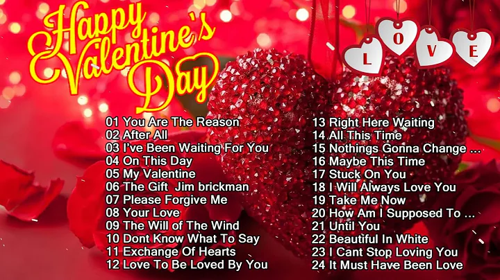 Happy Valentine's Love Songs 2022 💖 Jim Brickman, David Pomeranz, Celine Dion, Martina McBride