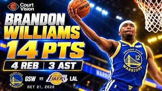 Brandon Williams - 14 Points, 3 Steals, 3 Assists vs Lakers - 2026-27 Regular Season