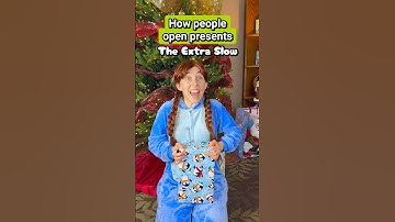 How people open presents