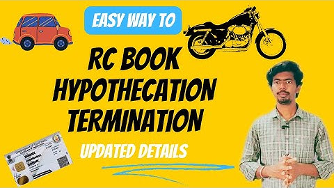 RC Hypothecation Termination 2024 new procedure; new RC will be delivered by INDIA POST #rto #hp