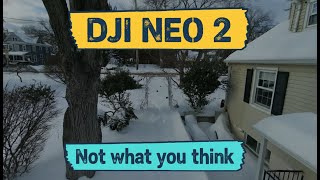 DJI NEO 2 - Manual Mode - Not what you think.