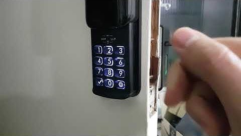 Tutorial: Como cadastrar ou alterar senha administrador da fechadura eletrônica Intelbras FR10