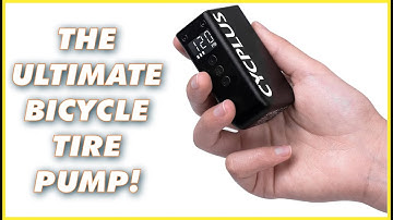 CYCPLUS Electric Bike Pump AS2 Pro Review: Tiny 120 PSI Presta/Schrader for MTB, Road Bikes