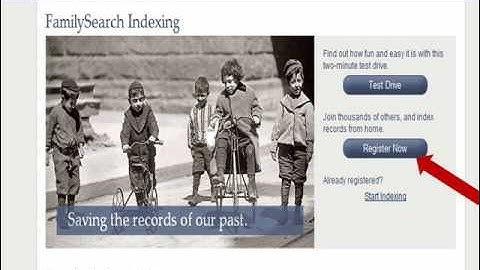 FamilySearch Indexing.