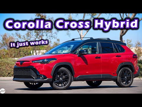 2024 Toyota Corolla Cross Hybrid Review | Test Drive (Nightshade SE Edition)
