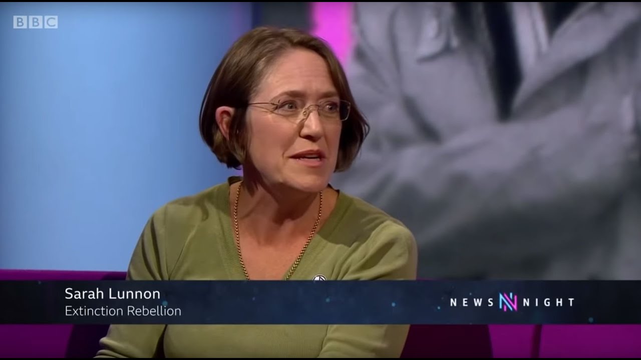 BBC Newsnight | Sarah Lunnon | Extinction Rebellion - YouTube