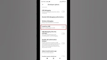 How to enable install via USB option #shorts