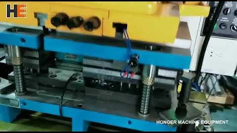 Decoiler straightener with servo coil feeder compact press for progressive stamping