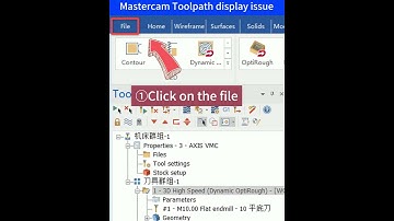 Mastercam toolpath display issue  #cncmachine #cnc #machinist #metalshop #technology