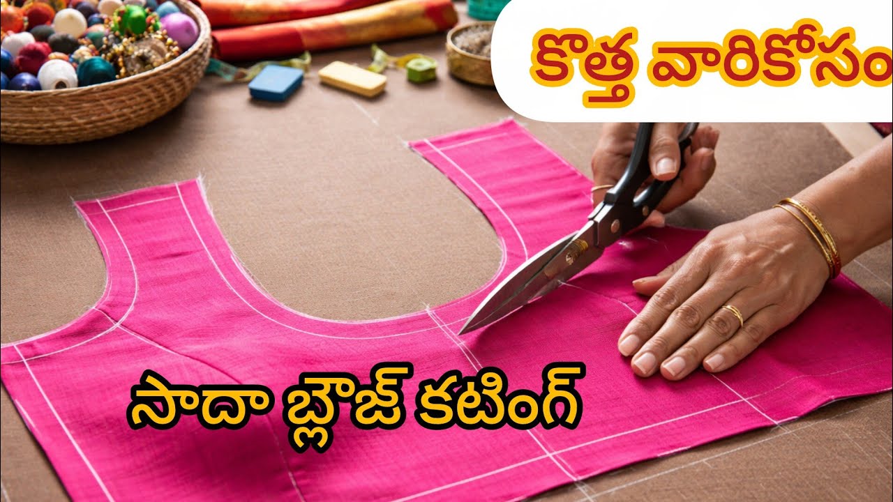 # plain blouse cutting for beginners 