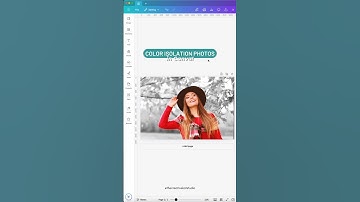 🌈Make your Canva photos pop with a Color Isolation technique!