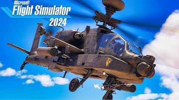 Working WEAPONS And Missions! | KwikFlight AH-64 Apache | MSFS 2024