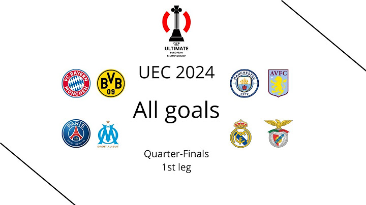 UEC 2024 Quarter-Finals (1st leg) all goals