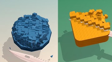 Very satisfying and relaxing ASMR slicing game | part 4