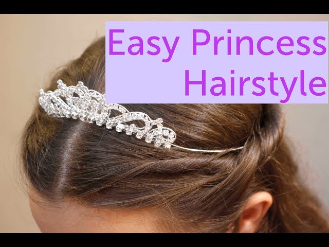 Wedding Tiara Hairstyle / Partywear Tiara Hairstyle / Best Bridal Hairstyle  / Crown Design - YouTube