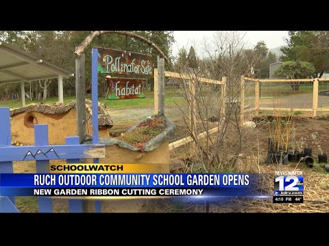 Ruch Outdoor Community School garden opens