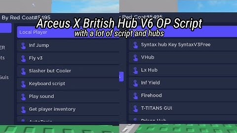 Arceus X OP British Hub V6 Script