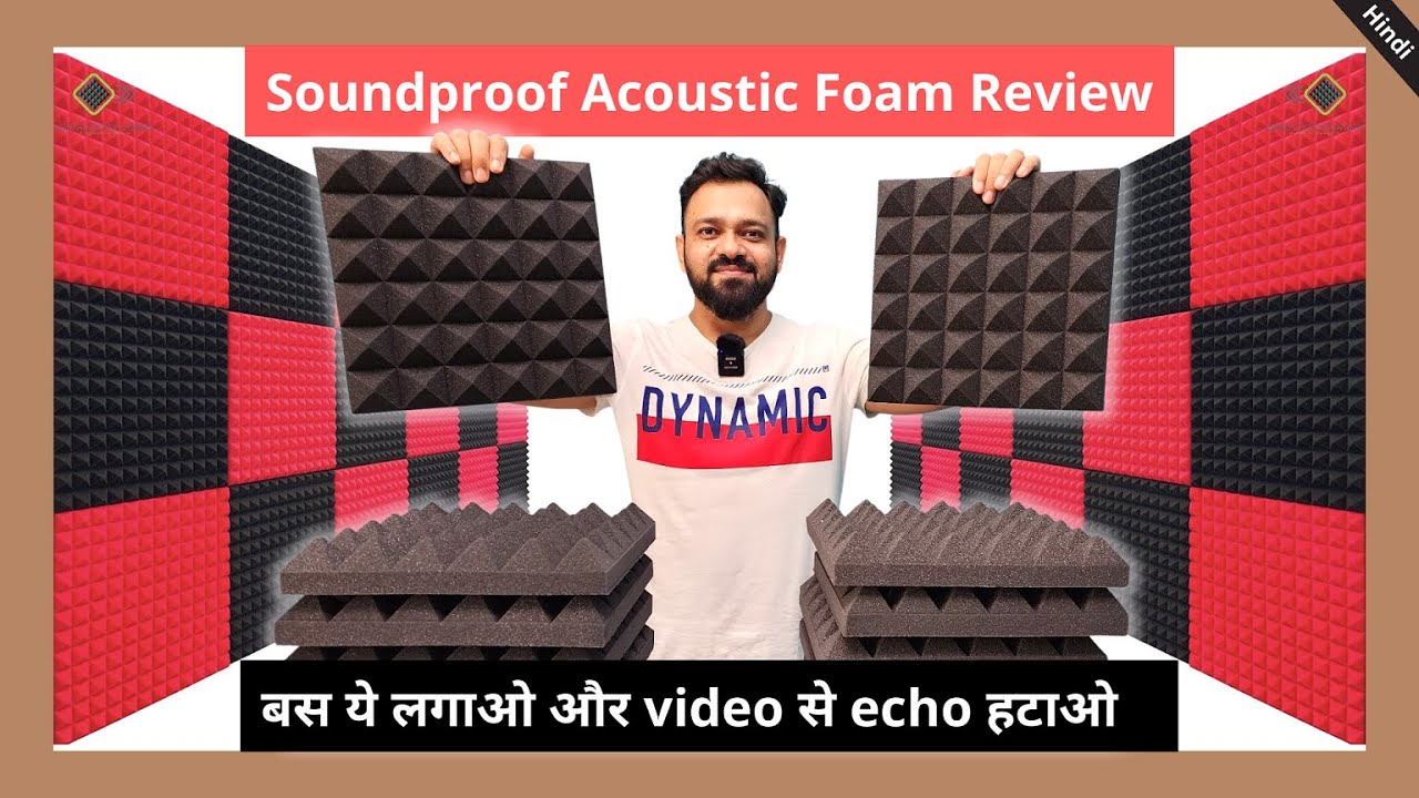 Acoustic foam review (12" X 12") Soundproof panels for walls