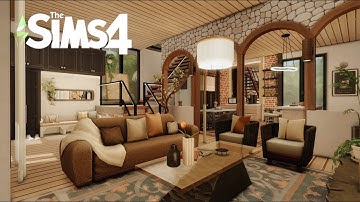 3 Floor Modern Family House✨| NoCC | ASMR Speedbuild | The Sims 4