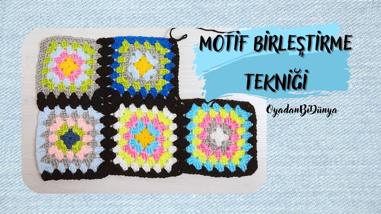 Çok işinize yarayacak Motif birleştirme tekniği (full part) #motifbirleştirme #tığişi #karemotif