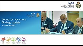 Council of Governors' Meeting - 14 September 2023
