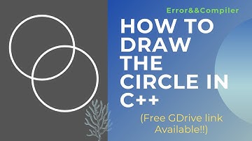HOW TO DRAW THE CIRCLE IN C++ | GRAPHICS IN TURBO C++ | PROGRAMMING | FREE GDRIVE LINK |C++ GRAPHICS