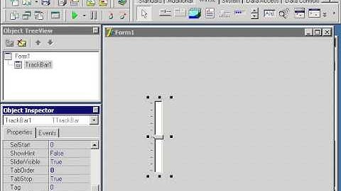 34 Delphi 7 Win32 Компоненты TrackBar, ProgressBae