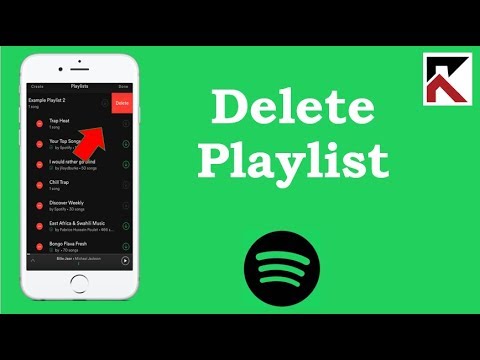 How To Delete Playlist Spotify iPhone