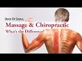 Dear dr seow massage and chiropractic whats the difference