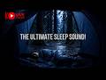 THE ULTIMATE SLEEP SOUND! Gentle Rain on Tent in Forest All Night Black Screen