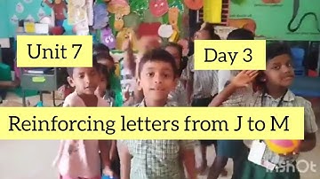 Unit 7 My senses Reinforcing letters from J to M/English Ennum Ezhuthum25-26 Term1