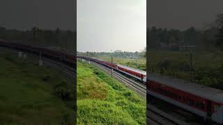 Kerala Express with Advertised WAP-7 Loco #shorts