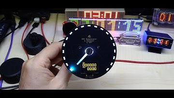 GPS Speedometer, Neopixel Tachometer, OLED Info designed and build by #Hayri Sponsored by #PCBWay