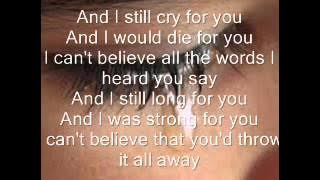 if i cry a thousand tears lyrics