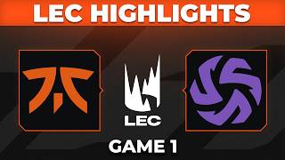 FNC vs SHFT Game 1 Highlights | LEC 2026 Summer Split | Fnatic vs Shifters