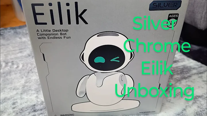 Silver chrome Eilik unboxing and features #eilik #eilikrobot #robot #unboxing #tutorial