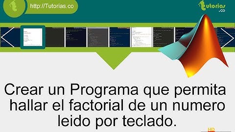 ciclo for – matLab (factorial de un numero)