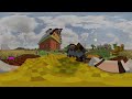 360° SIREN HEAD on The Farm - Minecraft Horror Animation [VR] 4K Video Mp3 Song