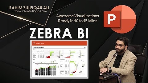 Add Awesome Visualizations on your PowerPoint Slides within 15 mins | #DataStorytelling #ZebraBI