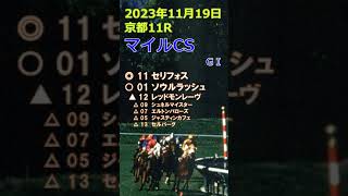 マイルチャンピオンシップ予想（2023年11月19日京都11R）
