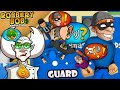 Robbery Bob Cosplay Blue Guard Character Gameplay BG49