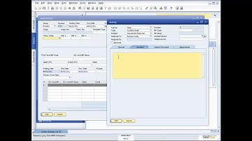 DEMONSTRATING THE FINANCIALS FUNCTIONALITY IN SAP BUSINESS ONE