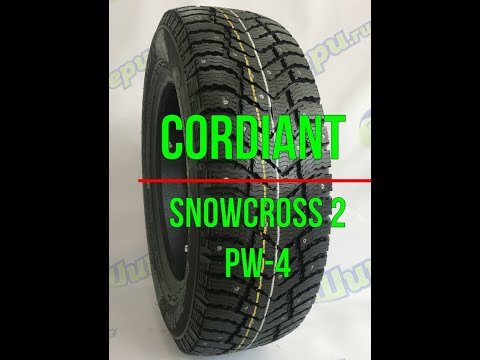 Обзор зимней шипованной шины Cordiant SnowCross 2 PW 4