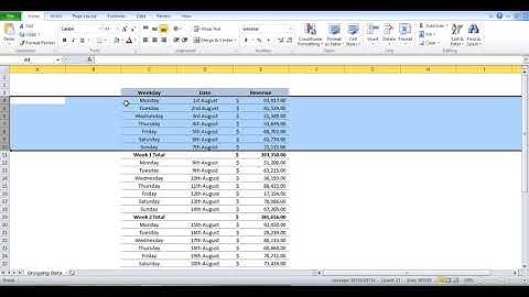 MS Excel - Grouping Rows or Columns by Excel Freak | Video 24